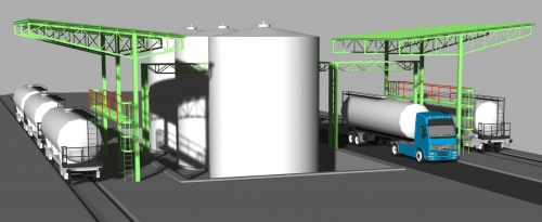 Unloading / loading logistic centre (CE)